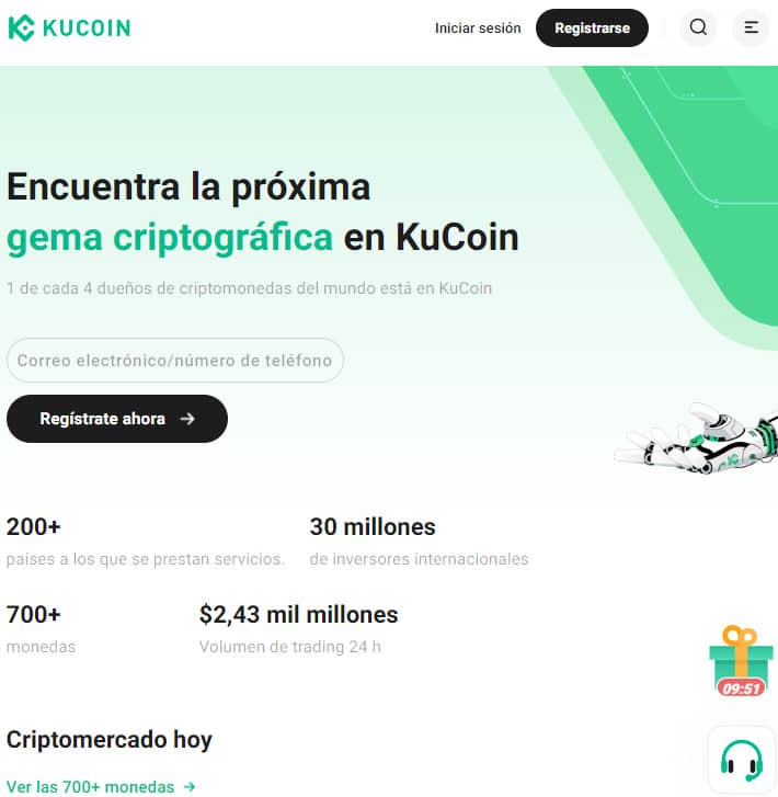 KuCoin Exchange de Criptodivisas