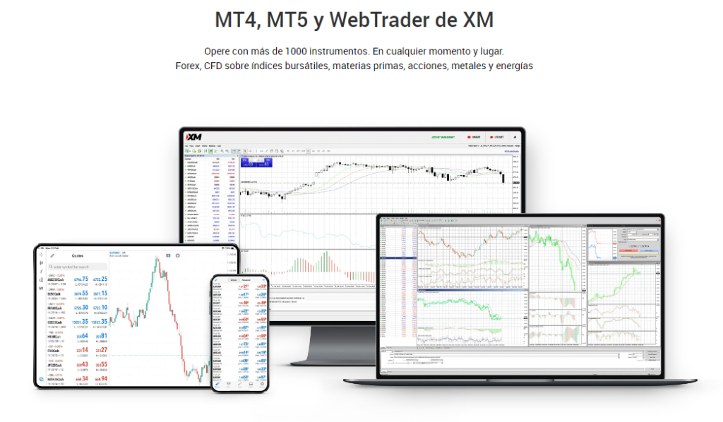 plataformas de trading en xm