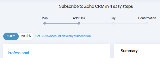 upgrade account coho CRM