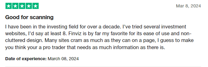 Finviz first review